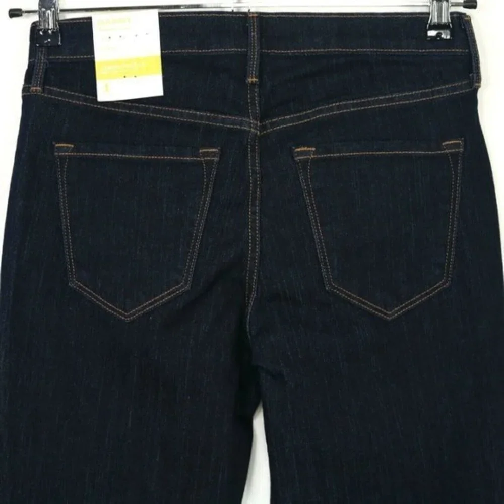 Old Navy Famous Curvy Bootcut Jeans‎ Mid-Rise Stretch Dark 4 Short